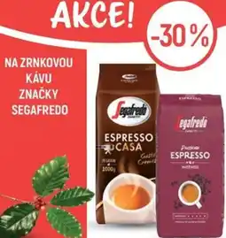 Globus Segafredo zrnková káva nabídka