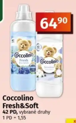 COOP TIP Coccolino Fresh&Soft nabídka