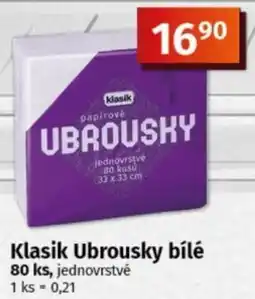 COOP TIP Klasik Ubrousky bílé nabídka