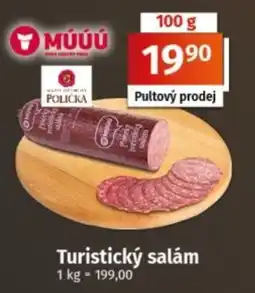 COOP TIP Múúú turistický salám nabídka