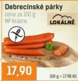 Konzum Debrecínské párky nabídka