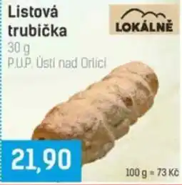Konzum Listová trubička nabídka