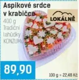 Konzum Aspikové srdce nabídka