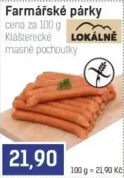 Konzum Farmářské párky nabídka