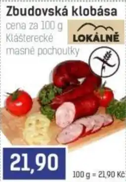 Konzum Zbudovská klobása nabídka