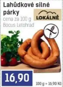 Konzum Bocus Lahůdkové silné párky nabídka