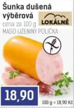 Konzum Lokálně šunka dušená výběrová nabídka