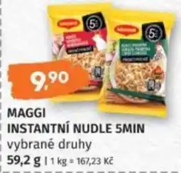 Konzum Maggi instantní nudle 5min vybrané druhy nabídka