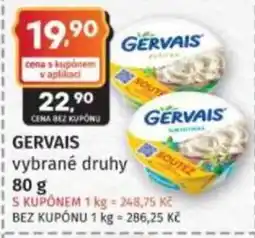 Konzum Gervais vybrané druhy nabídka