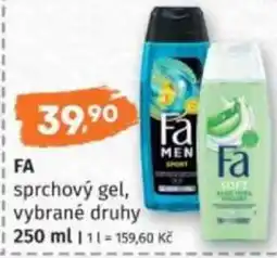 Konzum Fa sprchový gel nabídka