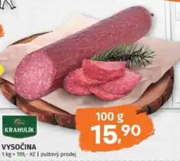 Konzum Krahlík vysočina nabídka
