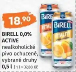 Konzum Birell 0,0% active nabídka