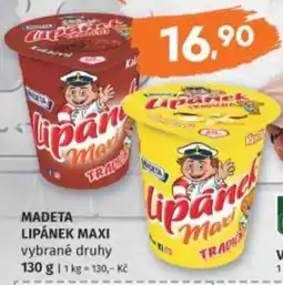 Konzum Madeta lipánek maxi nabídka
