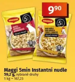 COOP TIP Maggi 5min Instantní nudle nabídka