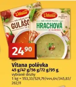 COOP TIP Vitana polévka nabídka