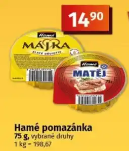 COOP TIP Hamé pomazánka nabídka