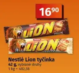 COOP TIP Nestlé Lion tyčinka nabídka