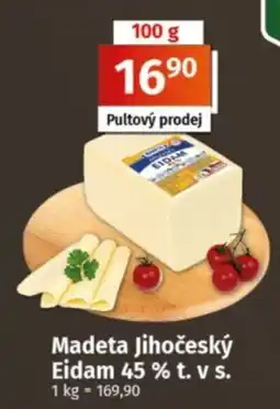 COOP TIP Madeta Jihočeský Eidam 45 % t. v s. nabídka