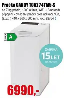 EVA Pračka Candy TCA274TM5-S nabídka