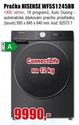 EVA Pračka hisense wf5s1245bb nabídka