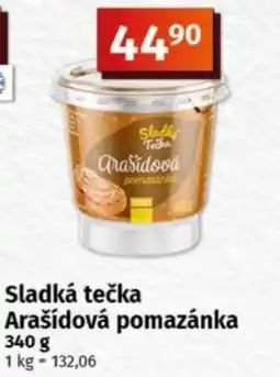 COOP TIP Sladká tečka Arašídová pomazánka nabídka