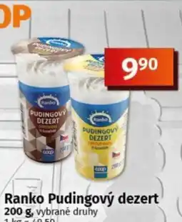 COOP TIP Ranko Pudingový dezert nabídka