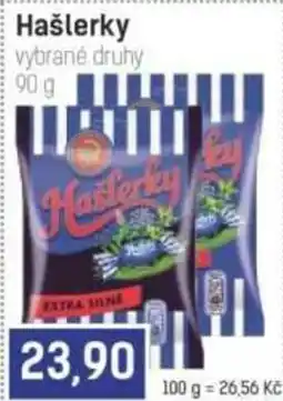 Konzum Hašlerky vybrané druhy nabídka
