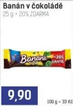 Konzum Banán v čokoládě nabídka