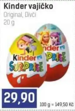 Konzum Kinder vajíčko nabídka