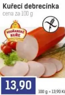 Konzum Vodránské kuře kuřecí debrecinka nabídka