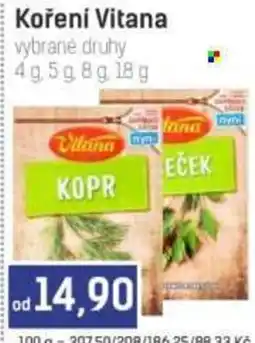 Konzum Vitana kořeněné směsi nabídka