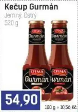 Konzum Otma kečup gurman jemný ostrý nabídka