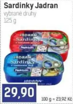 Konzum Jadran sardinky nabídka