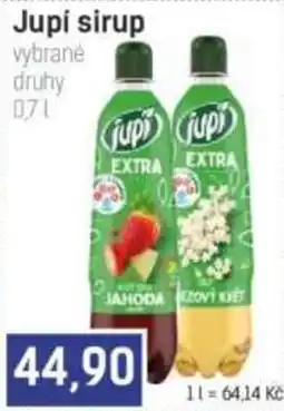 Konzum Jupi sirup nabídka