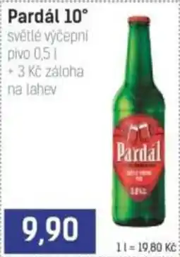 Konzum Pardál světle výčepní pivo nabídka