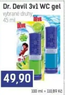 Konzum Dr. Devil 3v1 WC gel nabídka