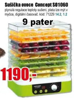 EVA Concept sušička ovoce S01060 nabídka