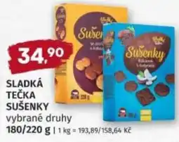 Konzum Sušenky vybrané druhy nabídka