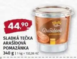 Konzum Sladká tečka arašidová pomazánka nabídka