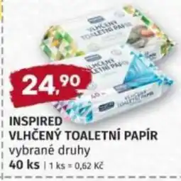 Konzum Inspired vlhčený toaletní papír nabídka
