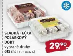 Konzum Dent sladká tečka polárkový dort nabídka