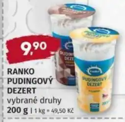 Konzum Ranko pudinový dezert nabídka