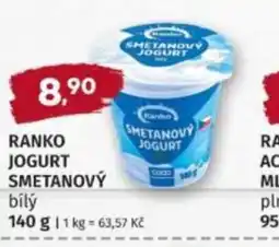 Konzum Ranko jogurt smetanový bílý nabídka