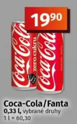COOP TIP Coca-Cola/Fanta nabídka