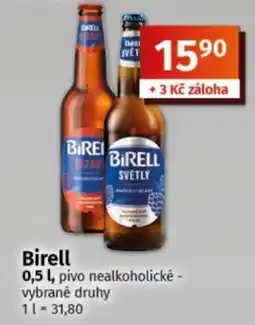 COOP TIP Birell pivo nealkoholické - vybrané druhy nabídka