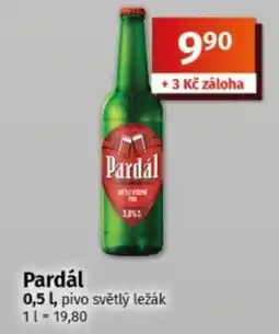 COOP TIP Pardál pivo světlý ležák nabídka