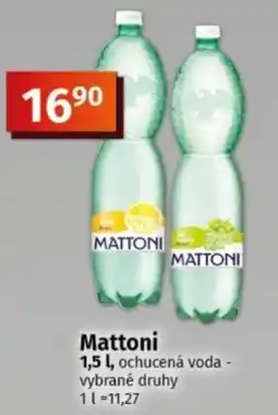 COOP TIP Mattoni ochucená voda - vybrané druhy nabídka