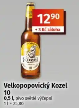 COOP TIP Velkopopovický Kozel 10 nabídka