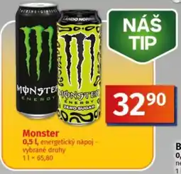 COOP TIP Monster energetický nápoj nabídka