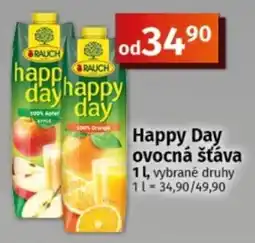COOP TIP Rauch happy day ovocná šťáva nabídka